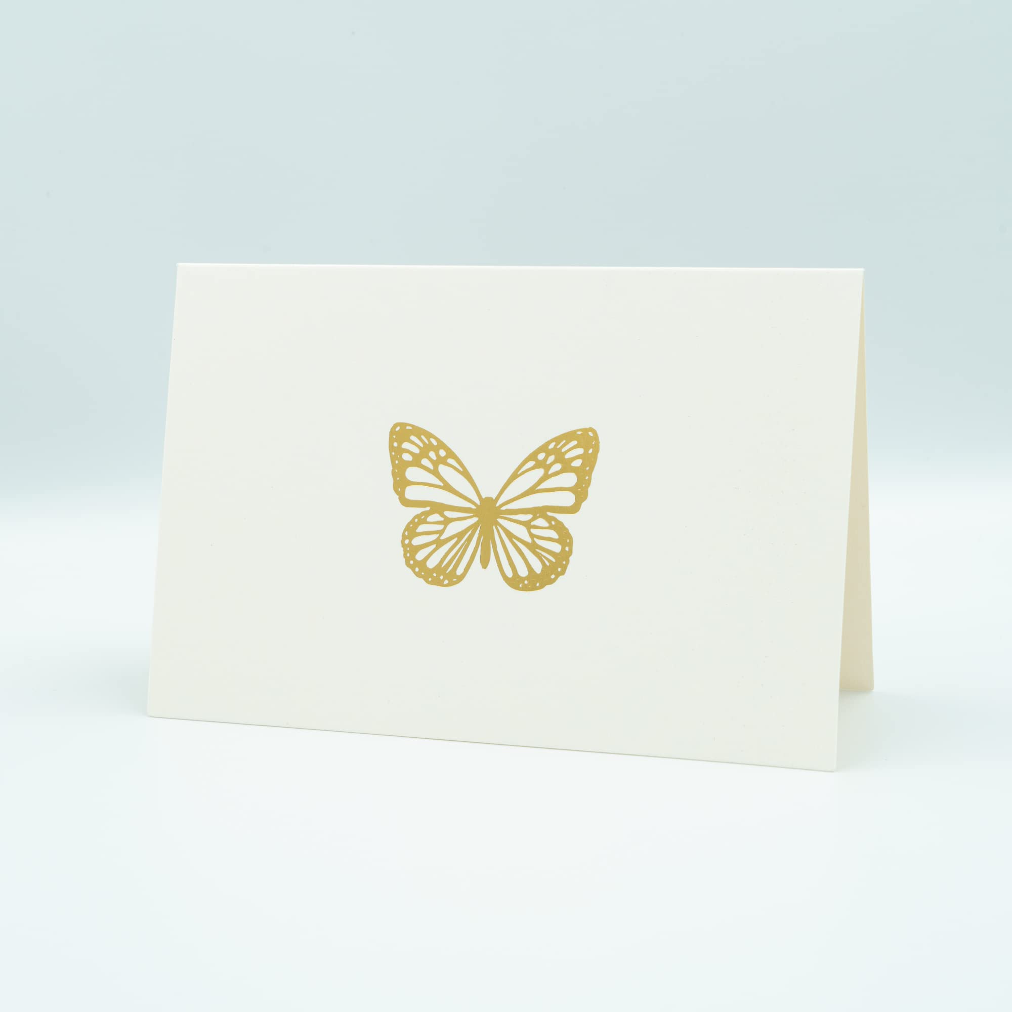 Gooji 4x6 Butterfly Gold Foil Thank You Cards with Envelopes (Bulk 20-Pack) Peel-and-Seal Envelopes Assorted Set, Birthday, Baby Shower, Bridal Shower, Weddings, Small Business