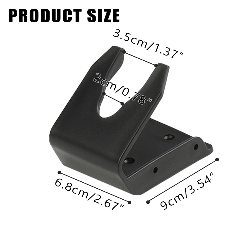 Barcode Scanner Holder, Universal Barcode Scanning Bar-Code Reader Cradle Holder Wall Mount Fit with Hardware (A)