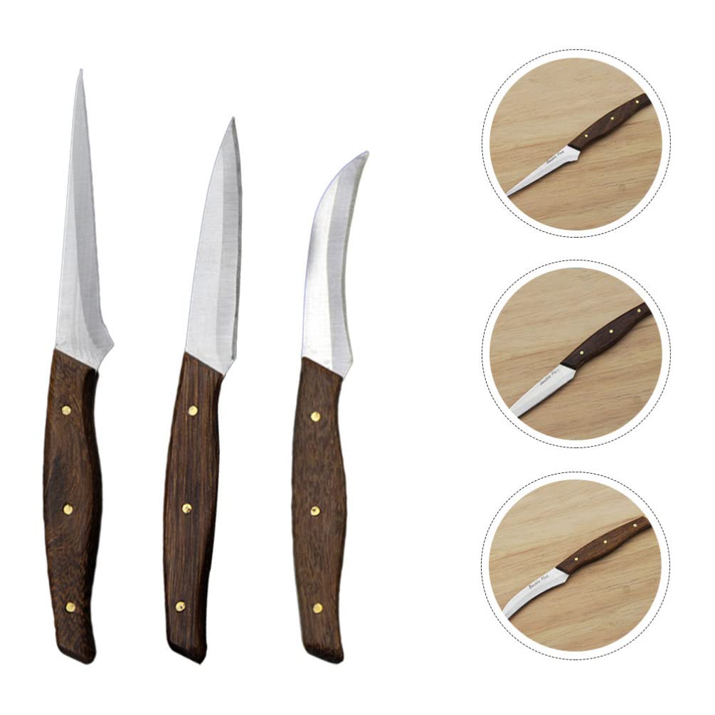 Hemoton Vegetable Fruit Carving Knife DIY: Professional Chef Knife Food Fruit Paring Knife Kitchen Tool Utensils 1 Set