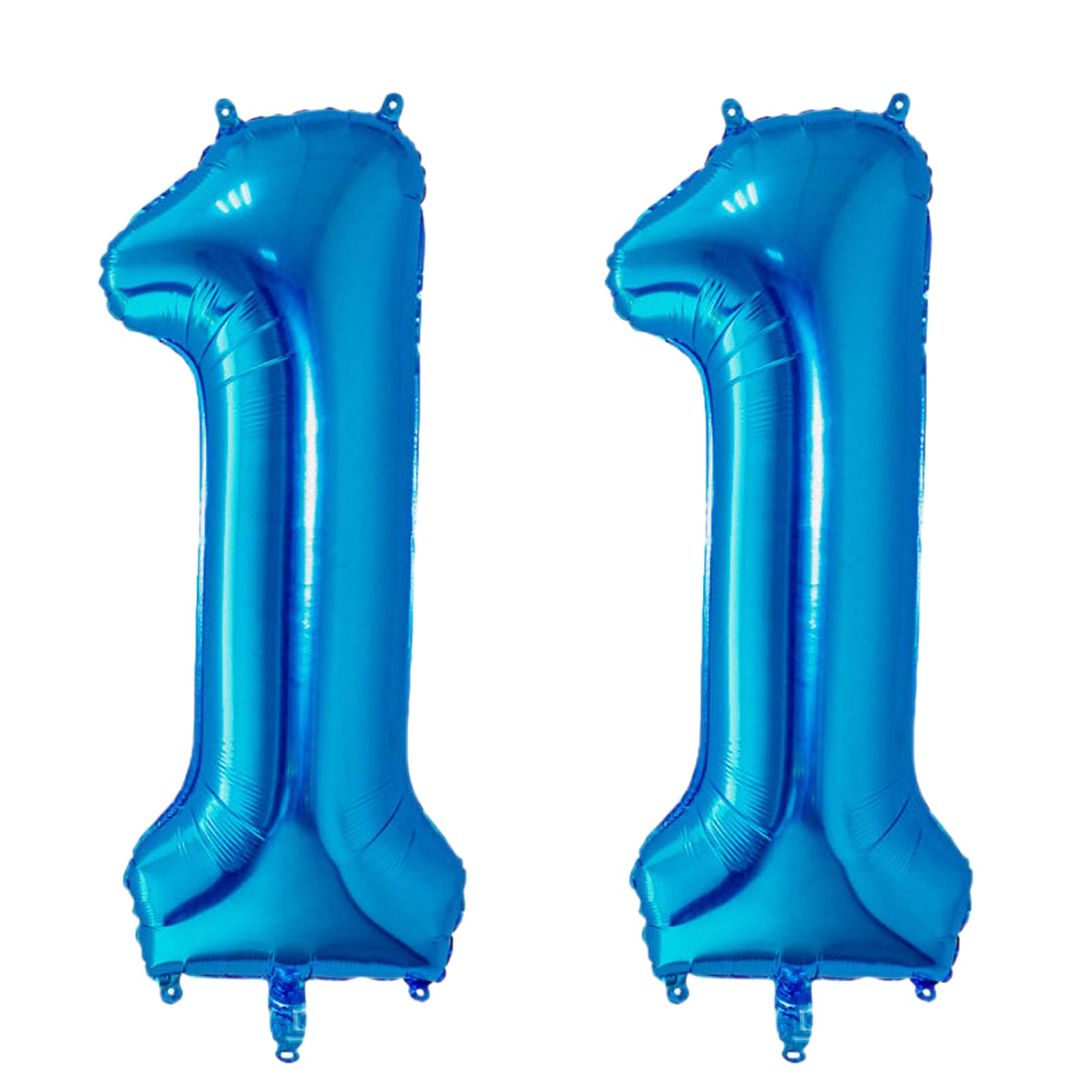 Number 11 Balloons 32 inch Digital Balloon Alphabet 11th Birthday Balloons Digit 11 Helium Balloons Big Balloons for Birthday Party Supplies Wedding Bachelorette Bridal Shower, Blue Number 11