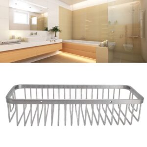 Shower Basket, Easy to Use Wall Mounted Shelf Sturdy Save Space for Bathroom for Dining Room for Balcony