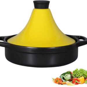 Kitchen Pot Cooking Pot Cooking Pot, Braiser Pan with Ceramic, Tagine Pot Cooking Pot Home Soup Pot Slow Cooker, Multipurpose Use Be applicable compatible for Home Kitchen or Restaurant Ceramic