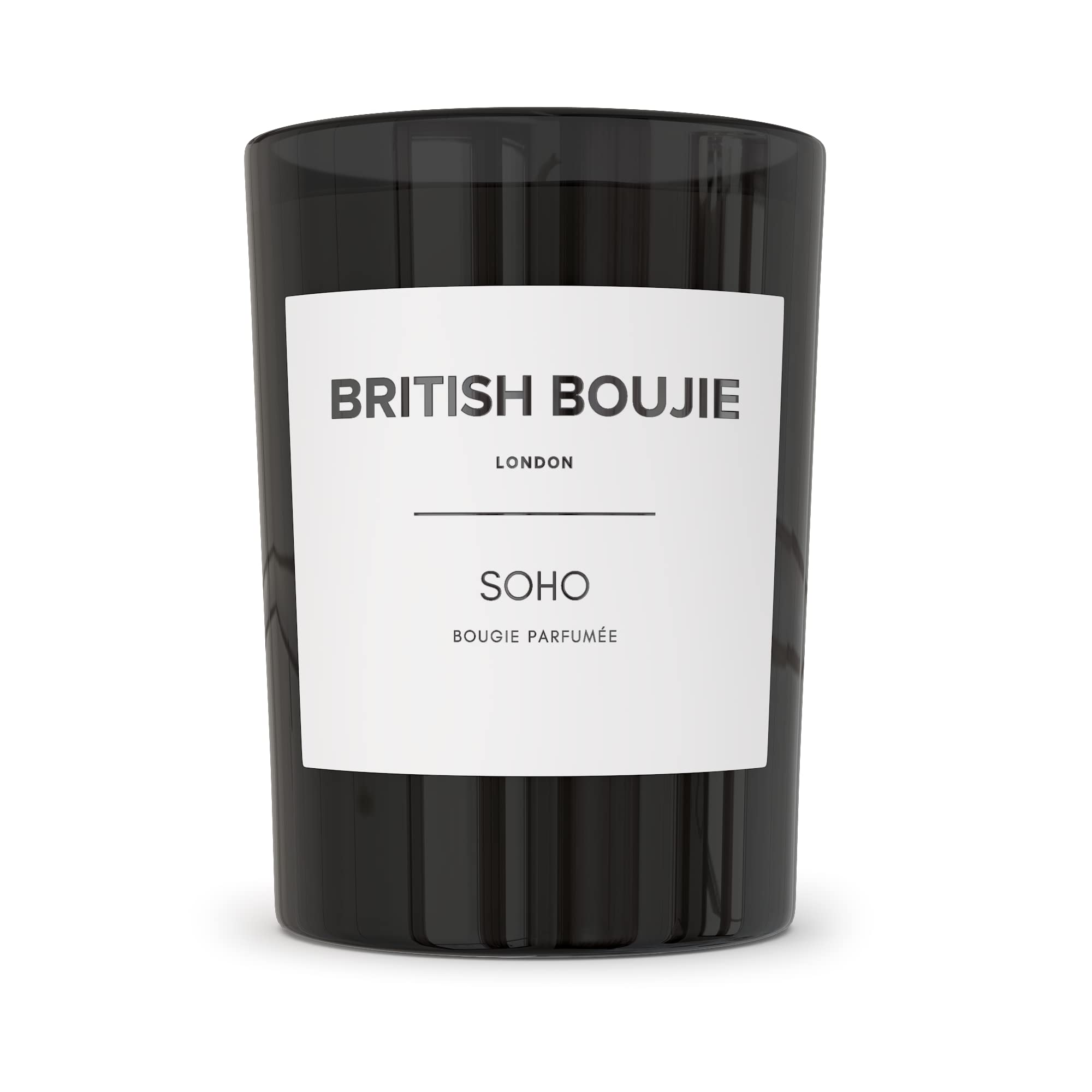 SOHO Premium Scented Candle in Box - Luxurious Warm Sweet Woody Highly Scented Fragrance with Long Burn time - Large 280gm Natural Wax - Scented Candle Gifts for Women & Men