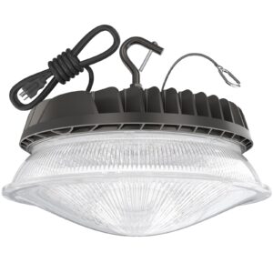 hyperlite latest led high bay light with reflector 150w 18,750 lm ufo high bay for workshop supermarket warehouse 2024 new etl listed