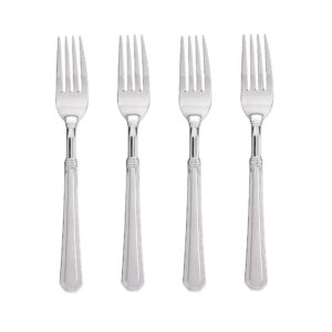 pfaltzgraff providence 18/10 stainless steel dinner fork (set of four)