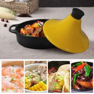 Kitchen Pot Cooking Pot Cooking Pot, Braiser Pan with Ceramic, Tagine Pot Cooking Pot Home Soup Pot Slow Cooker, Multipurpose Use Be applicable compatible for Home Kitchen or Restaurant Ceramic