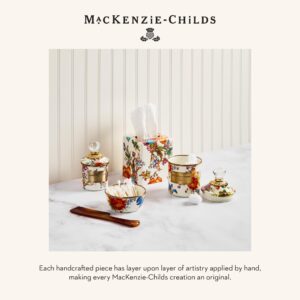 MACKENZIE-CHILDS Waste Bin, Decorative Bedroom Trash Can or Bathroom Trash Can, Flower Market Reflections