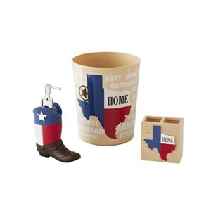 SKL Home State of Texas Wastebasket, Multicolored