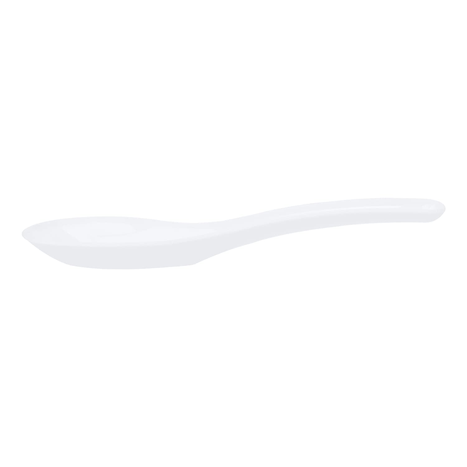 Karat Med-Heavy Weight Asian Soup Spoon - White -1,000 ct