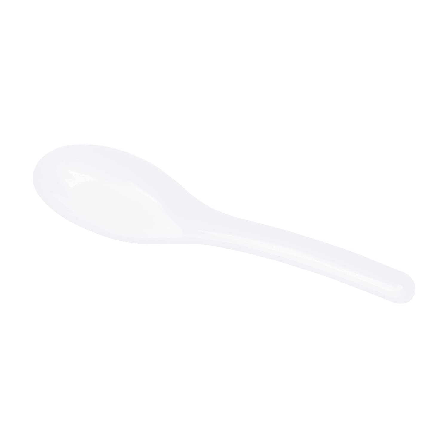 Karat Med-Heavy Weight Asian Soup Spoon - White -1,000 ct