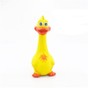 slagmale pets dog toys screaming chicken squeeze sound toy dog squeaker chew training toy for medium and small dogs (yellow)