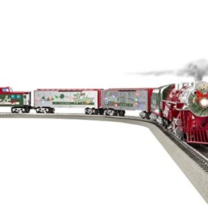 Lionel Christmas Light Express LionChief 5.0 Electric O Gauge Train Set with Bluetooth & Remote