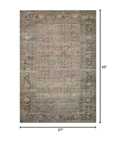 Loloi II Adrian Terracotta/Multi 2'-3" x 3'-9" Accent Rug