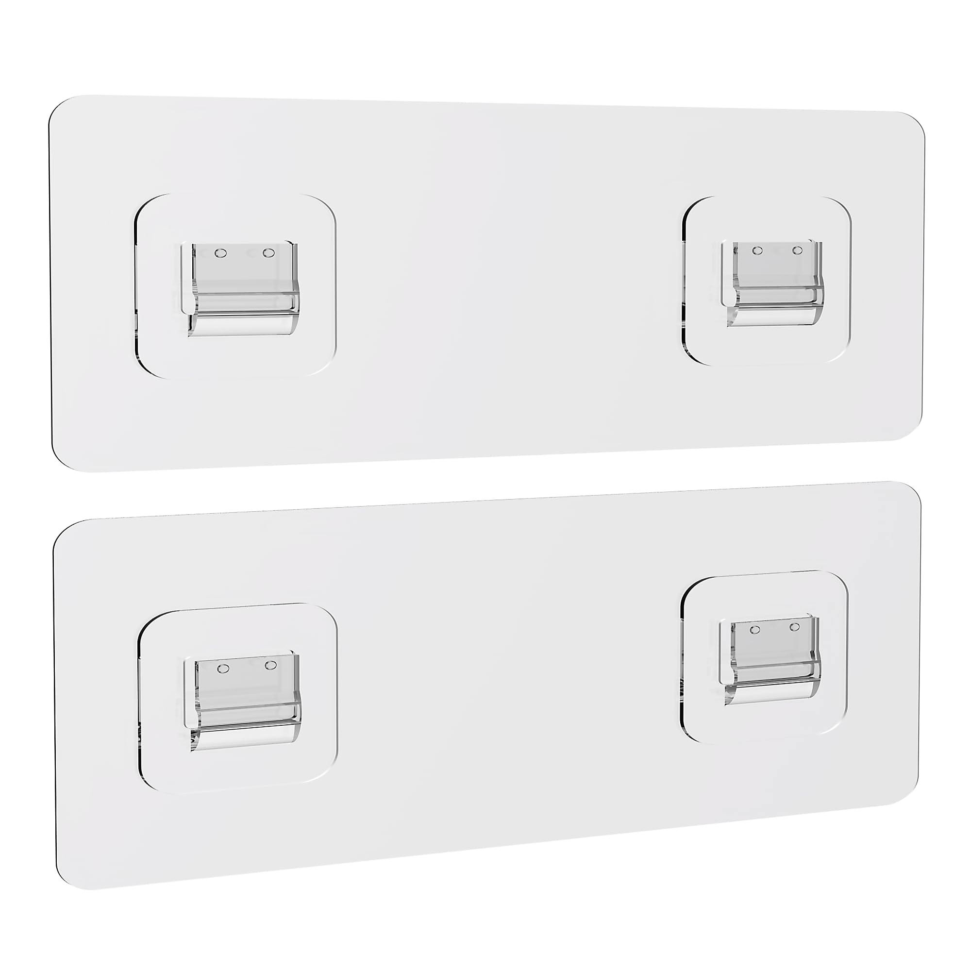 Moforoco Strong Sticky Waterproof Heavy-Duty Wall Adhesives Hooks for Soap Holder and Corner Shower Caddy