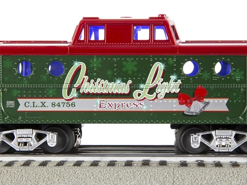 Lionel Christmas Light Express LionChief 5.0 Electric O Gauge Train Set with Bluetooth & Remote