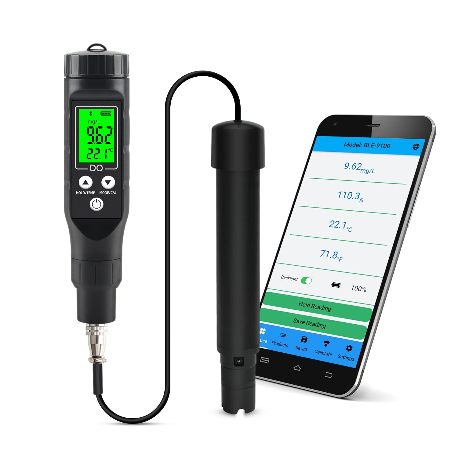 RCYAGO Smart Bluetooth Dissolved Oxygen Meter