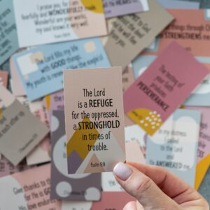 diversebee bible verse cards, 60 unique, assorted mini scripture encouragement motivational inspirational prayer cards, christian bible gifts