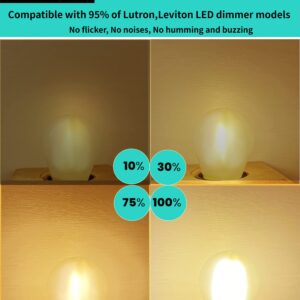 Vintage LED Edison Short Bulb 40W Dimmable E26 Small Globe 2700K Soft white Frosted 40 Watt Warm Standard Medium Base G45 LightBulbs Ideal for Home Lighting Fixtures create Cozy Ambiance in Bedrooms