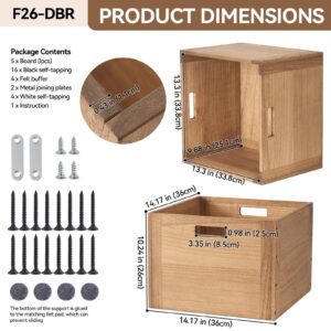 Kirigen Modular Open Storage Cube F26-DBR