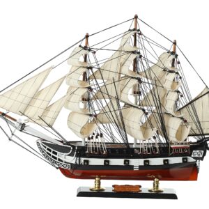 SAILINGSTORY Wooden Model Ship USS Constitution 1/150 Scale Replica Ship Model Sailboat Decor