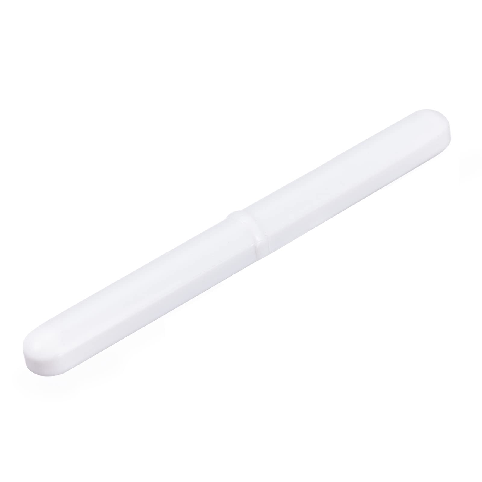 MECCANIXITY Magnetic Stirrer Mixer Stir Bar Rod 100mm(4") x10mm with Ring Shape Coating Magnet White for Laboratory