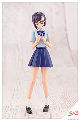 Kotobukiya Sousai Shojo Teien: Koyomi Takanashi (Ryobu High School Summer Clothes) Dreaming Style True Sapphire Plastic Model Kit, Multicolor, (JK026)