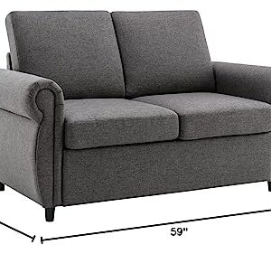 Merax Sleeper Couch Small Sofa for Living Room or Bedroom Including Pull Out Bed