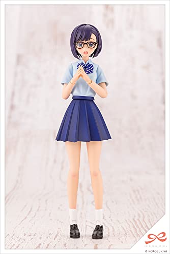 Kotobukiya Sousai Shojo Teien: Koyomi Takanashi (Ryobu High School Summer Clothes) Dreaming Style True Sapphire Plastic Model Kit, Multicolor, (JK026)