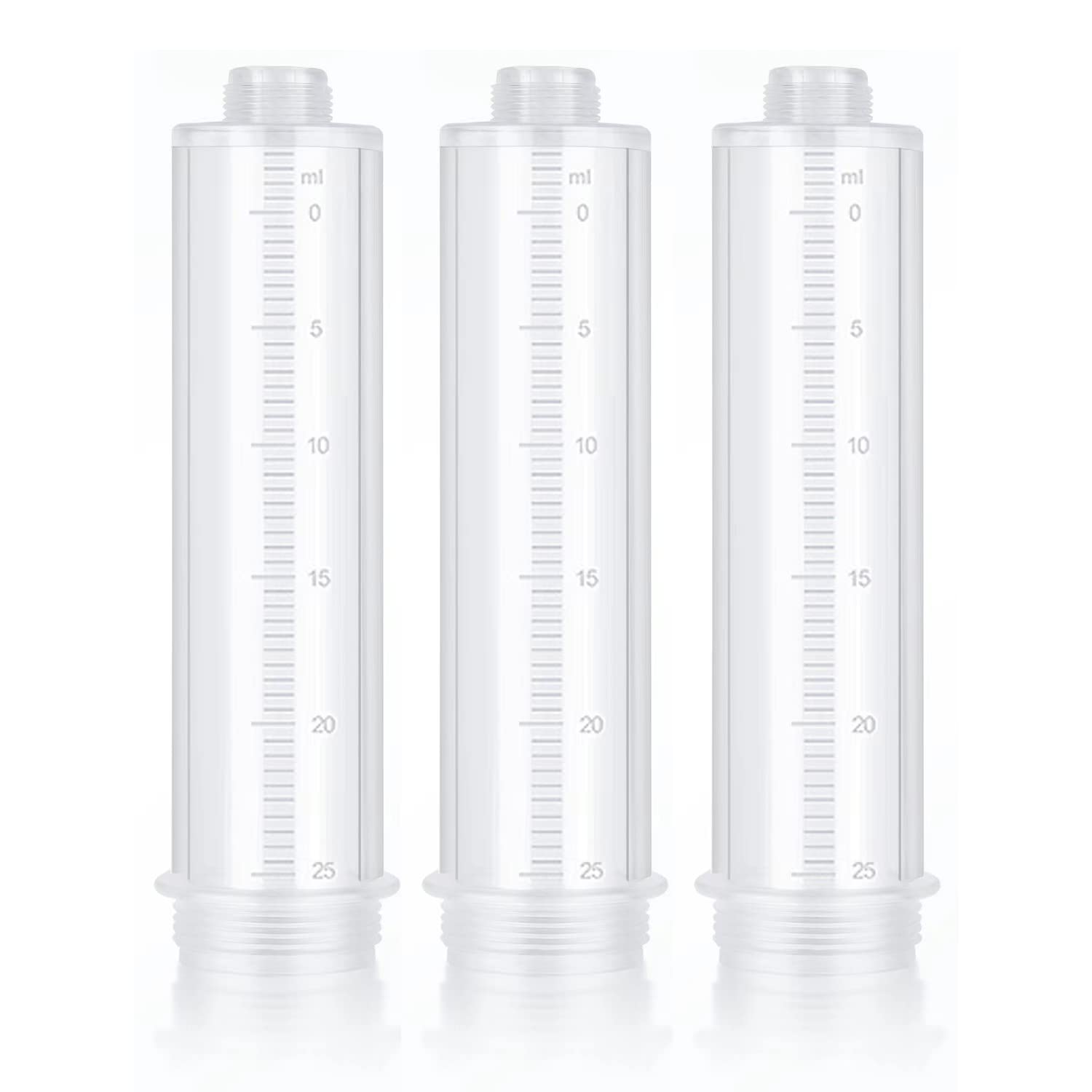 3Pcs tubes for 25ml cartridge filling machine