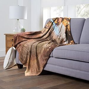 Northwest Star Wars Silk Touch Throw Blanket, 50" x 60", Jedi Master