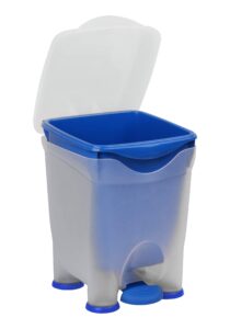 mintra home trash bins (bright blue, easy bin)