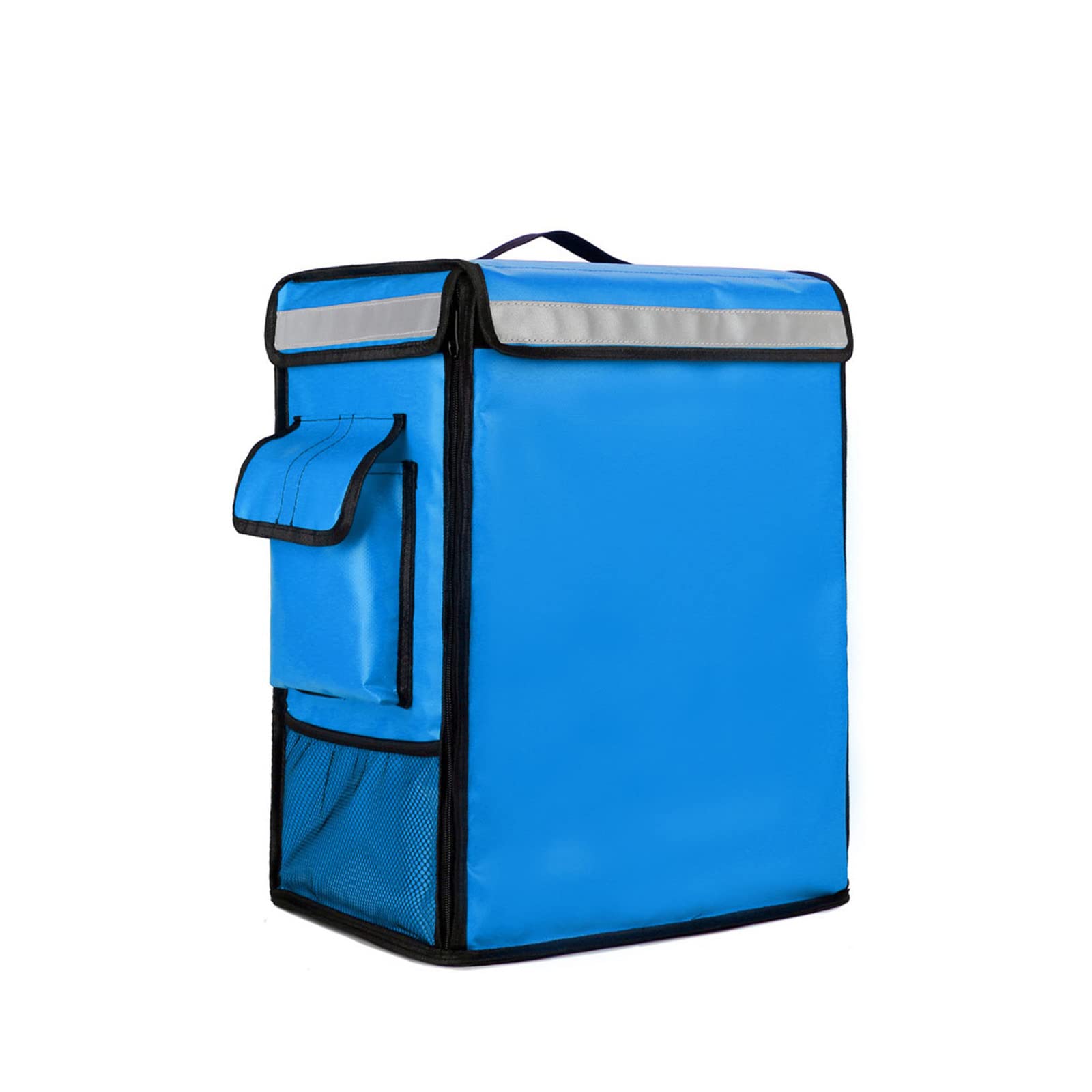 WHYUNM26 42L Takeaway Box Backpack Fast Food Pizza Delivery Thermal Ice Bags Waterproof Refrigerated Insulation Lunch Bags with Pockets,Blue