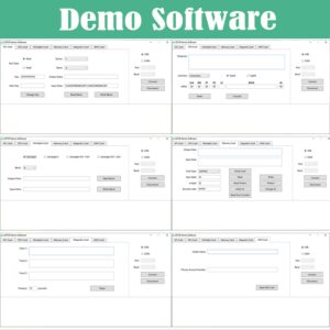 Ossiygar Combo 4 in 1 Multifuntional Desktop Card Reader Writer, Support Reading Magstripe Card, Read and Write Contactless Card, Chip, PSAM Card for Membership System with Demo Software