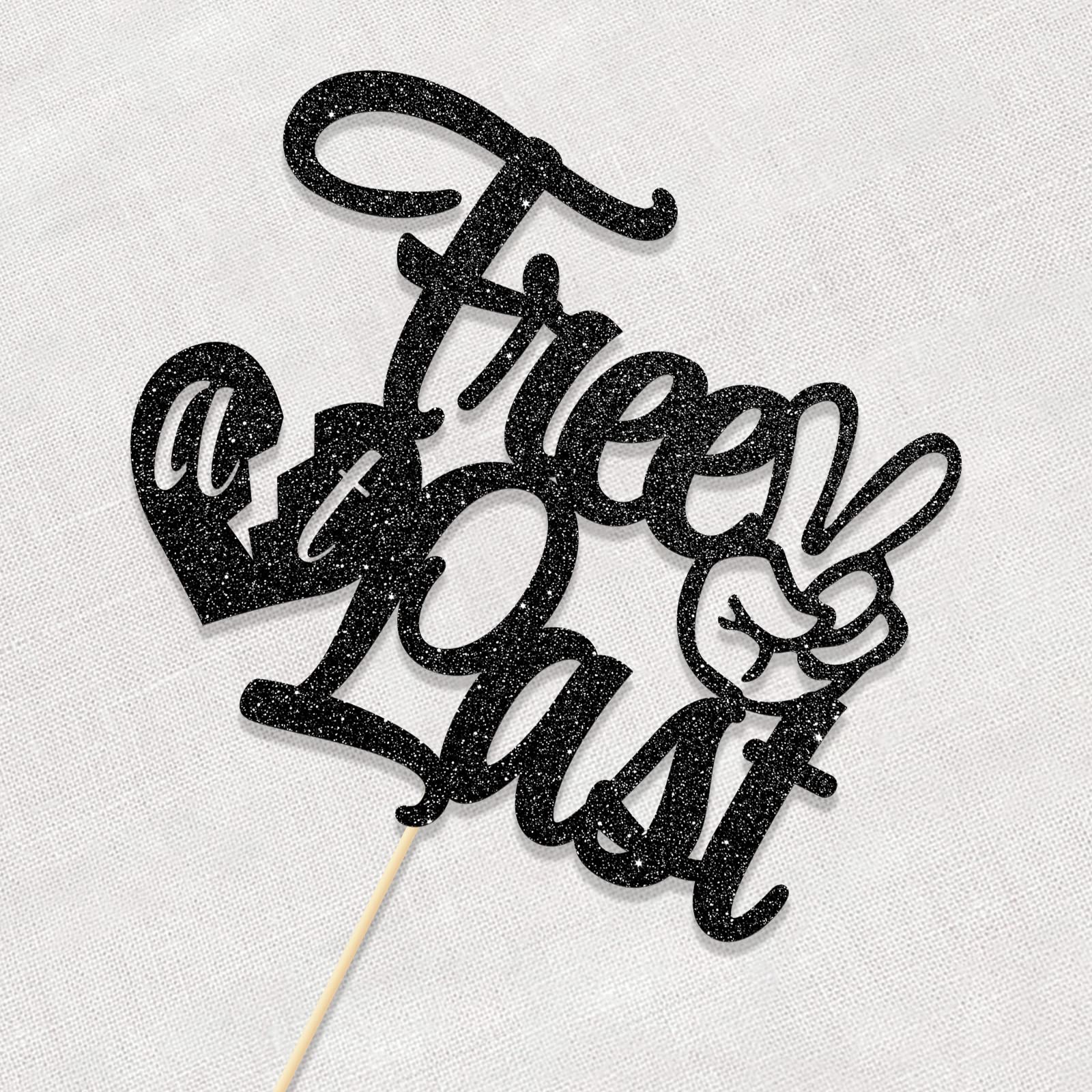 Free At Last Cake Topper, Break Up/Divorce Sign/Freedom Party Decorations, 2024 Graduation Party Decors, Farewell Single Finally Done Theme, Black