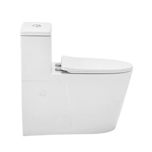 Swiss Madison Well Made Forever SM-1T259, Arles One-Piece Elongated Toilet Vortex Dual-Flush 0.8/1.18 gpf