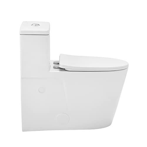 Swiss Madison Well Made Forever SM-1T259, Arles One-Piece Elongated Toilet Vortex Dual-Flush 0.8/1.18 gpf