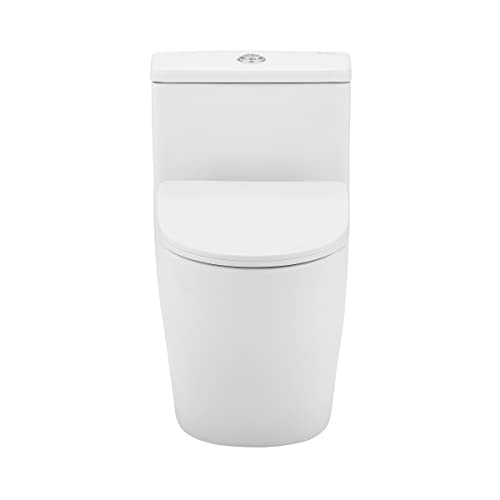 Swiss Madison Well Made Forever SM-1T259, Arles One-Piece Elongated Toilet Vortex Dual-Flush 0.8/1.18 gpf