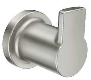 moen y1103bn rinza brushed robe hook faucet, spot resist br nickel (srn)