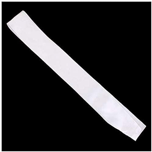 4 Pcs Blank Satin Sashes Plain Sashes Party Accessory for Graduation Wedding Party, Satin Sashes Pageant(White) Make Your Own Sash, 4 Pack (White sashes)