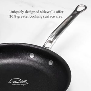 Thomas Keller Insignia by Hestan - Stainless Steel Frying Pan Set with TITUM Nonstick System, Induction Cooktop Compatible, Made without PFOAs (8.5" & 11")