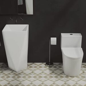 Swiss Madison Well Made Forever SM-1T259, Arles One-Piece Elongated Toilet Vortex Dual-Flush 0.8/1.18 gpf