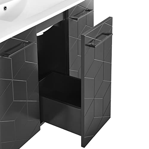 Swiss Madison Well Made Forever Annecy Bathroom Vanity, 35.05 x 35.95 x 41.85, Phantom 36