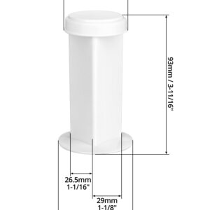 QWORK Stain Multiple Slides at Once with Polypropylene Coplin Jars, 5-10 Slides Capacity Each, 3 Pack