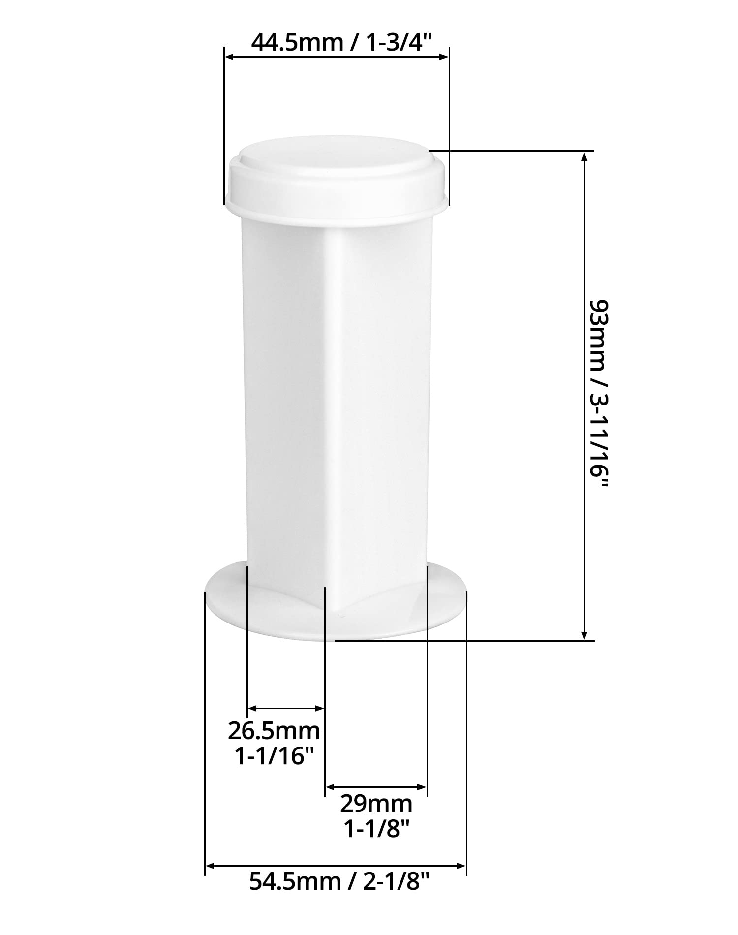 QWORK Stain Multiple Slides at Once with Polypropylene Coplin Jars, 5-10 Slides Capacity Each, 3 Pack