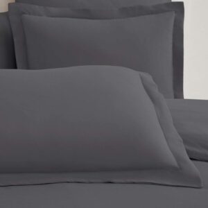 Mellanni Bed Sheet Set + Duvet Cover Set Bundle&Save - Hotel Luxury Bedding - Bundle Includes: 4pcs Bed Sheet Set and 5pcs Duvet Cover Set (Queen, Gray)