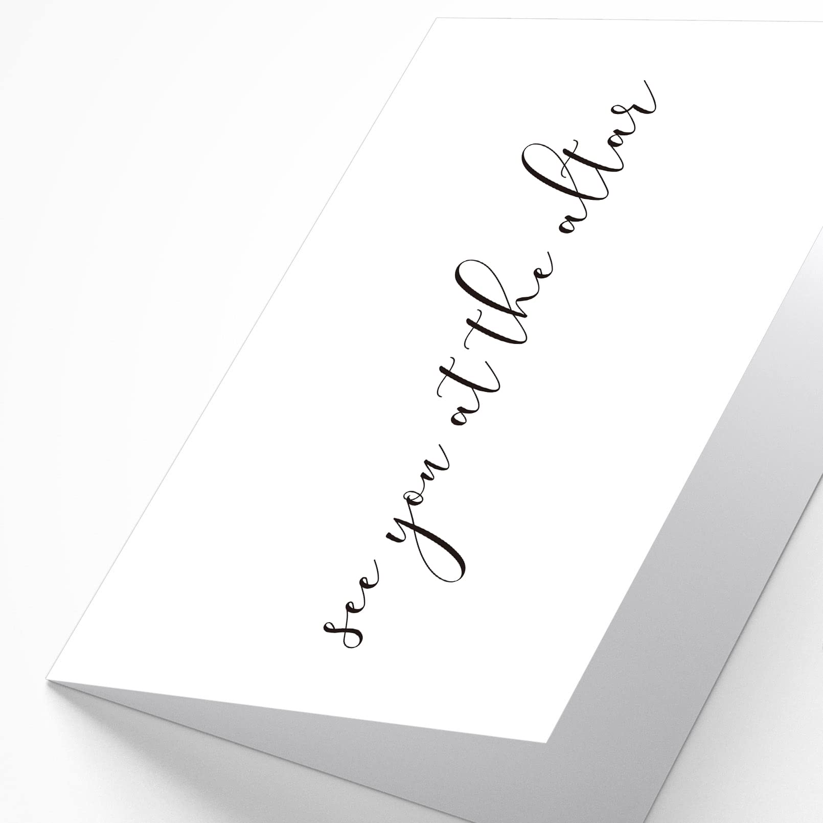 See You at The Alter Card, Wedding Card to Bride or Groom, Wedding Day Card