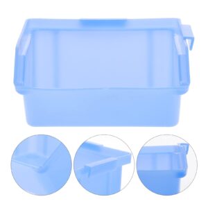 DOITOOL 12PCS Plastic Storage Bin Hanging Stacking Containers, Stackable Storage Bins Workshop Tool Organizer Bins for Parts Garage, 10X9X4. 5CM