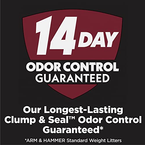 Arm & Hammer Clump & Seal Platinum Multi-Cat Complete Odor Sealing Clumping Cat Litter, 14 Days of Odor Control 18lb, Online Exclusive Formula