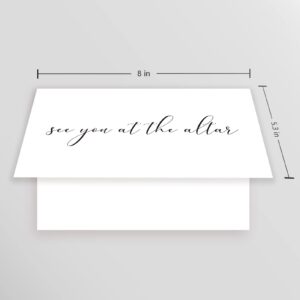 See You at The Alter Card, Wedding Card to Bride or Groom, Wedding Day Card