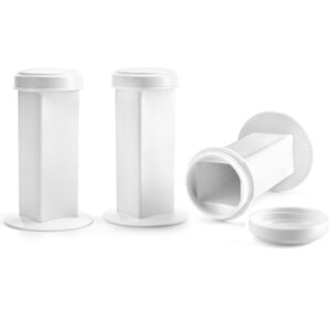 QWORK Stain Multiple Slides at Once with Polypropylene Coplin Jars, 5-10 Slides Capacity Each, 3 Pack